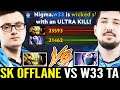 MIRACLE Unexpected OFFLANE SAND KING vs W33 TA Ultra Kill! WTF Super EPIC Gameplay Dota 2 Pro Guide