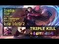 Irelia Top vs Lee Sin - KR Challenger 10/0/2 Patch 11.14 Gameplay // [롤] 이렐리아 vs 리 신 탑