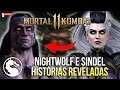 MORTAL KOMBAT 11 - NIGHTWOLF E SINDEL BIOGRAFIA DE PERSONAGENS REVELADAS - DLC MK11