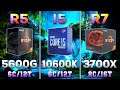 Ryzen 5 5600G vs Core i5 10600K vs Ryzen 7 3700X | PC Gaming Tested