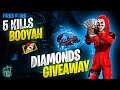 5 Kills Booyah 310 Diamonds Giveaway II Token Gaming FF II Garena Free Fire