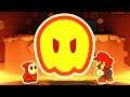 Paper Mario Color Splash - 100% Walkthrough Part 19 No Commentary Gameplay - Big Lava Bubble Fight