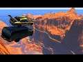 Crazy Vehicle High Speed Epic Jumping In Grand Canyon - BeamNG drive Grand Canyon Long Jumps