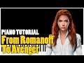 Black Widow throughout the MCU - From Romanoff to Avenger (Piano Tutorial Synthesia)