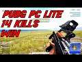 SQUAD BECOME SOLO PUBG PC LITE || 14 KILLS || WINNER