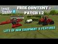 FS22 | FREE CONTENT + PATCH 1.2 (UPDATE) | LOTS OF NEW EQUIPMENT & FEATURES | Farming Simulator 22