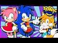 SONAMY? | Sonica Amy Rose & Tailsko Play Sonic World (Female Sonic & Tails)