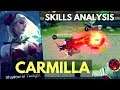 CARMILLA : NEW SUPPORT HERO SKILL AND ABILITY ANALYSIS | Mobile Legends