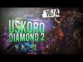 USKORO DIAMOND 2 - Climb to Master - League of Legends