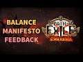 My List of Concerns with the Balance Manifesto - Path of Exile 3.16 Scourge