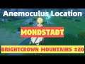 Anemoculus [#308] Location Mondstadt: Brightcrown Mountains #20 - Genshin Impact