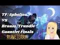 Twisted Fate/Aphelios vs Braum/Trundle Scargrounds - Gauntlet Final Match - Legends of Runeterra