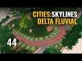 🏞️ Cities Skylines SUNSET HARBOR DLC | ep 44 - DELTA FLUVIAL - Gameplay español 2021
