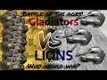 Gladiators (Magnus) VS Lions (Löwe)! - The ROMAN COLOSSEUM in WOT BLITZ