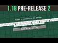 Minecraft 1.18 Pre-Release 2 - IP Address Leak & Java 17