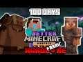 I Survived 100 Days Hardcore Minecraft in Mod "Better Minecraft" and this is What Happened ep1