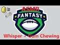 ASMR Fantasy Football Draft | Gum Chewing + Whisper