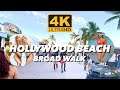 Hollwood Beach [4K] Broadwalk | Beach Walk, FL USA