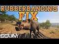 HOW TO FIX RUBBERBANDING - SCUM (Base building Patch)