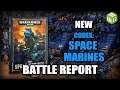 NEW Space Marines vs Grey Knights Warhammer 40k Battle Report