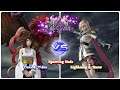 Dissidia Final Fantasy NT Yuna & Tidus vs. Lightning & Snow. HD