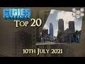 #CitiesSkylines - Top 20 - 10th July 2021 - i163