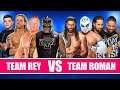 Edge & Lesnar & Dominik Mysterio & Rey Mysterio vs Roman Reigns & The Usos & Sin Cara / SD Live 2021