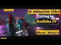 Best 3D Free Fire Editing | Must Watch | Radhika VFX | Garena Free Fire Video Editing