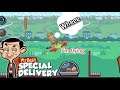 Mr.Bean - "Such a Bumpy Road: Wheee" | Special Delivery game | Superb Green Car and Mr.Beans Stunts