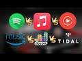 Spotify vs Apple Music vs Youtube Music vs Amazon Music vs Deezer vs Tidal ¿Cuál es la mejor app?
