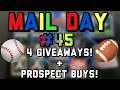 SPORTS CARD MAIL DAY #45!! 4 GIVEAWAYS! + MASSIVE PROSPECT BUY! || SPORTS CARD INVESTING