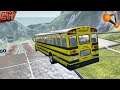School Bus crashes #20 BeamNG Drive #shorts