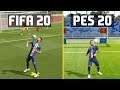 FIFA 20 vs PES 20 SKILL MOVES COMPARISON
