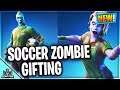 GIFTING SKINS Fortnite // *NEW*  Soccer Zombies Skins In ITEM SHOP (LIVE NOW)