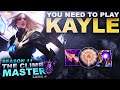 THE ULTIMATE EXAMPLE OF WHY YOU SHOULD PLAY KAYLE! - Climb to Master S11 | League of Legends