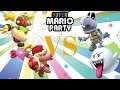 Super Mario Party - Bowser Jr & Pom Pom vs Dry Bones & Boo in Pie Hard