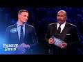 Ryan Lochte and wife Kayla dive into Fast Money! | Celebrity Family Feud
