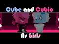 🔺Pink Corruption🎵 Cube And Cubic Gender Swapped | @brittanyrobinson
