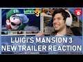 TEY REACTS! Luigi's Mansion 3 - Nintendo Direct Multiplayer Trailer