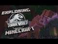 Exploring Jurassic world in Minecraft!
