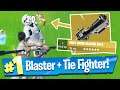Raise your banner to capture Tie Fighter Crash Sites + Storm Blaster Rifle Location Fortnite