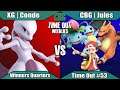 Time Out #53 | W. Quarters | XG | Conde (Mewtwo) vs CBG | Jules (Pokémon Trainer)