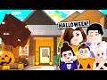 DECORATING MY FAMILY HOUSE FOR HALLOWEEN ON BLOXBURG! (Roblox)