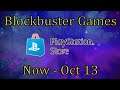 PlayStation Store Blockbuster Games Sale 💠 Now Until October 13