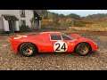 Forza Horizon 4 - 1967 Ferrari 24 SPA 330 P4 - Car Show Speed Jump Crash Test . 1440p 60fps.