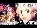 Sword Art Online Alicization Episode 35 War of Underworld - Anime Review