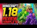 ✅ Minecraft 1.18 REVIEW COMPLETA - Cave And Cliffs Parte 2 [ TODO EXPLICADO ]