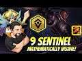 9 Sentinel Lucian 3 - Mathematically INSANE! | TFT Reckoning | Teamfight Tactics