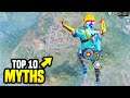 Jump From Plane Without Parachute • TOP 10 MYTHBUSTERS IN BGMI AND PUBGM | TOP 10 MYTHS PUBGM