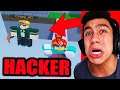BEATING A HACKER IN ROBLOX BEDWARS...